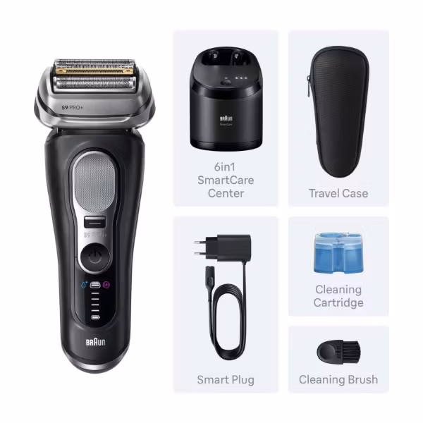 Braun Series 9 9660CC PRO+ rakapparat Svart