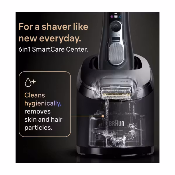 Braun Series 9 9660CC PRO+ rakapparat Svart