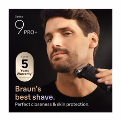 Braun Series 9 9660CC PRO+ rakapparat Svart