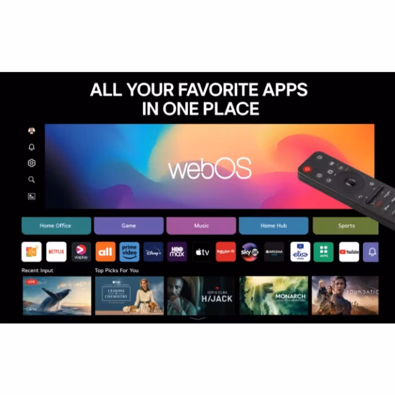 LG OLED55G51LW 55" 4K UHD OLED evo AI Smart TV