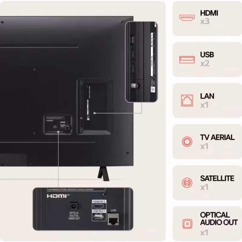 LG 43NANO81A3A 43" 4K UHD Smart TV