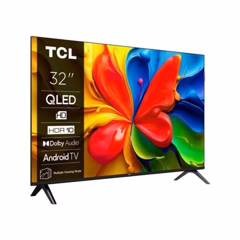TCL 32S4K 32" 720p LED-bakbelyst LCD TV QLED Android TV