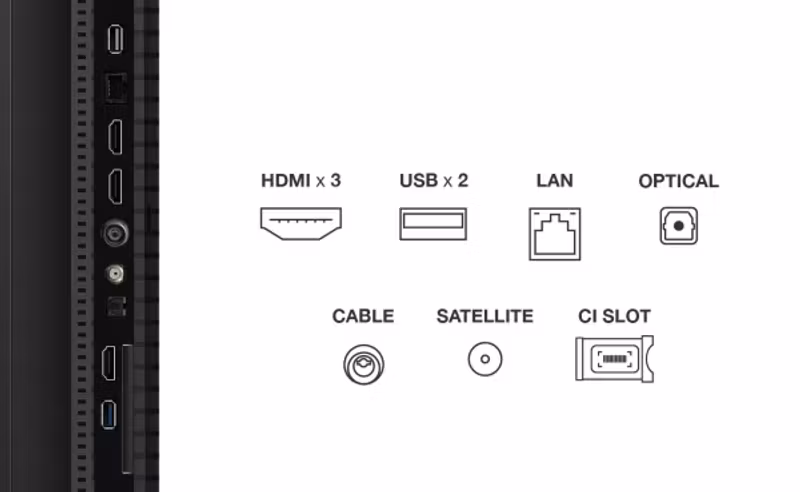 TCL 50P79K 50" Smart TV QLED GTV OS 4K UHD