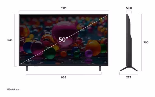 LG 50UA73003LA 50" 4K UHD AI Smart TV