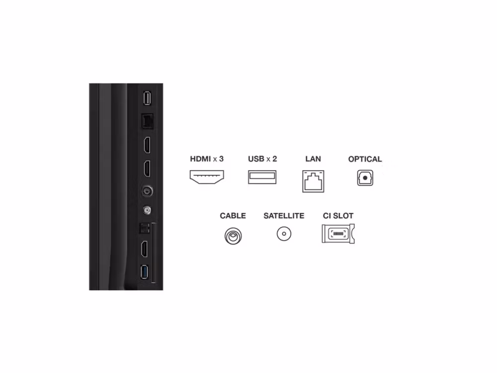 TCL 50P69K 50" 4K UHD LED-bakbelyst LCD TV Smart TV