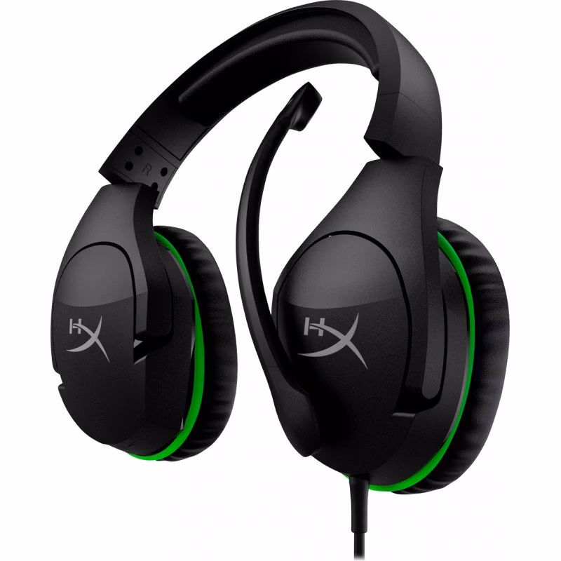 HyperX Cloud Stinger Headset Gaming Svart/Grön