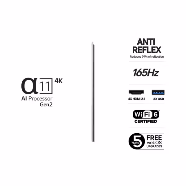 LG OLED55G54LW 55" 4K UHD OLED evo AI Smart TV