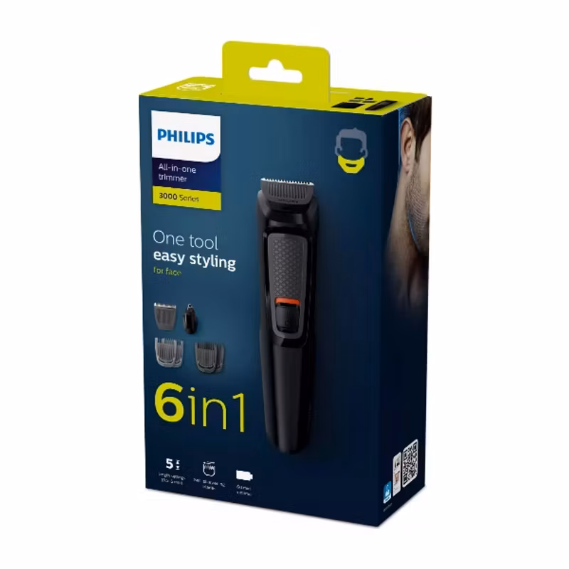 Philips Multigroom Series 3000 MG3710 Trimmer Svart