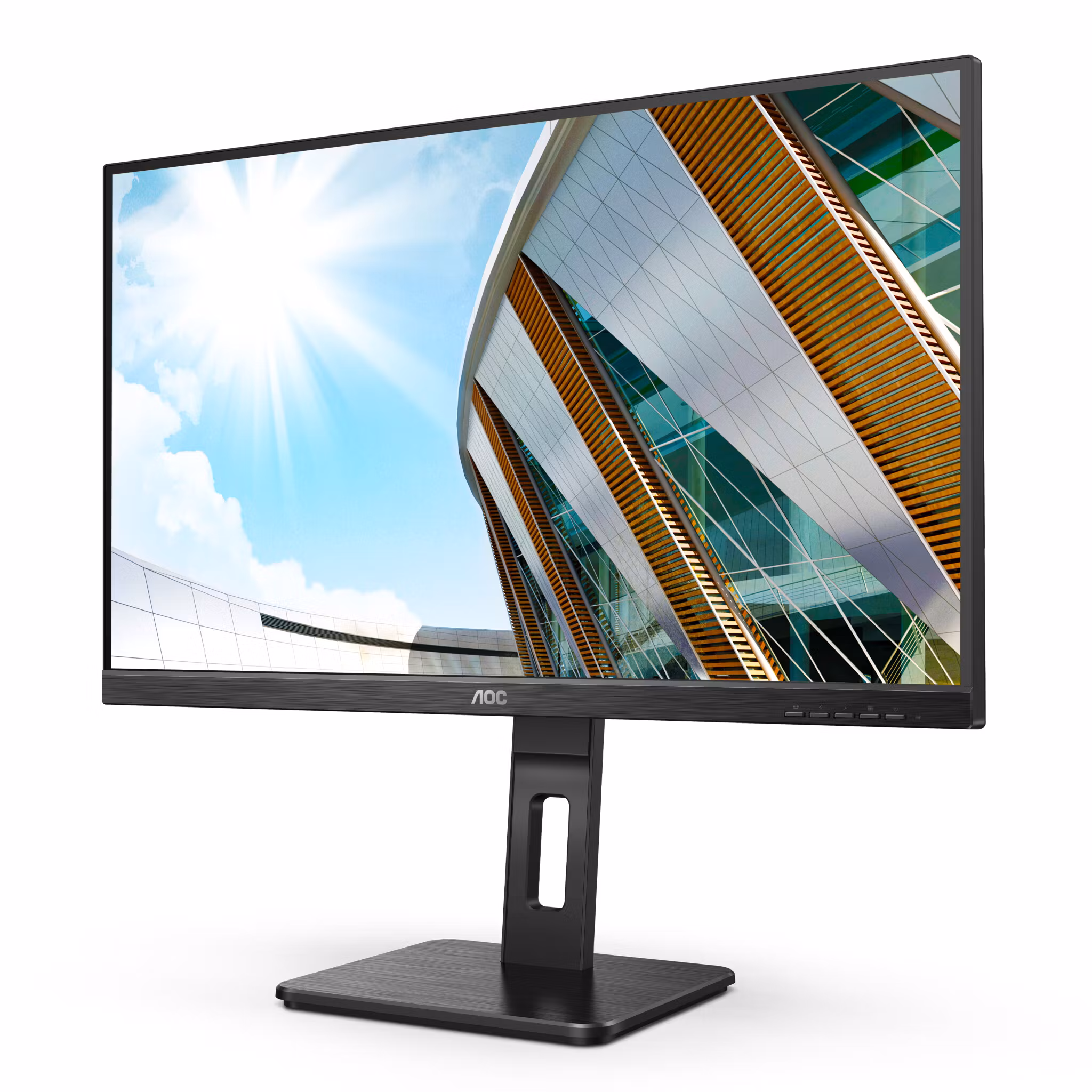 AOC U27P2CA 27" 3840 x 2160 pixels 4K Ultra HD LED Black Monitor