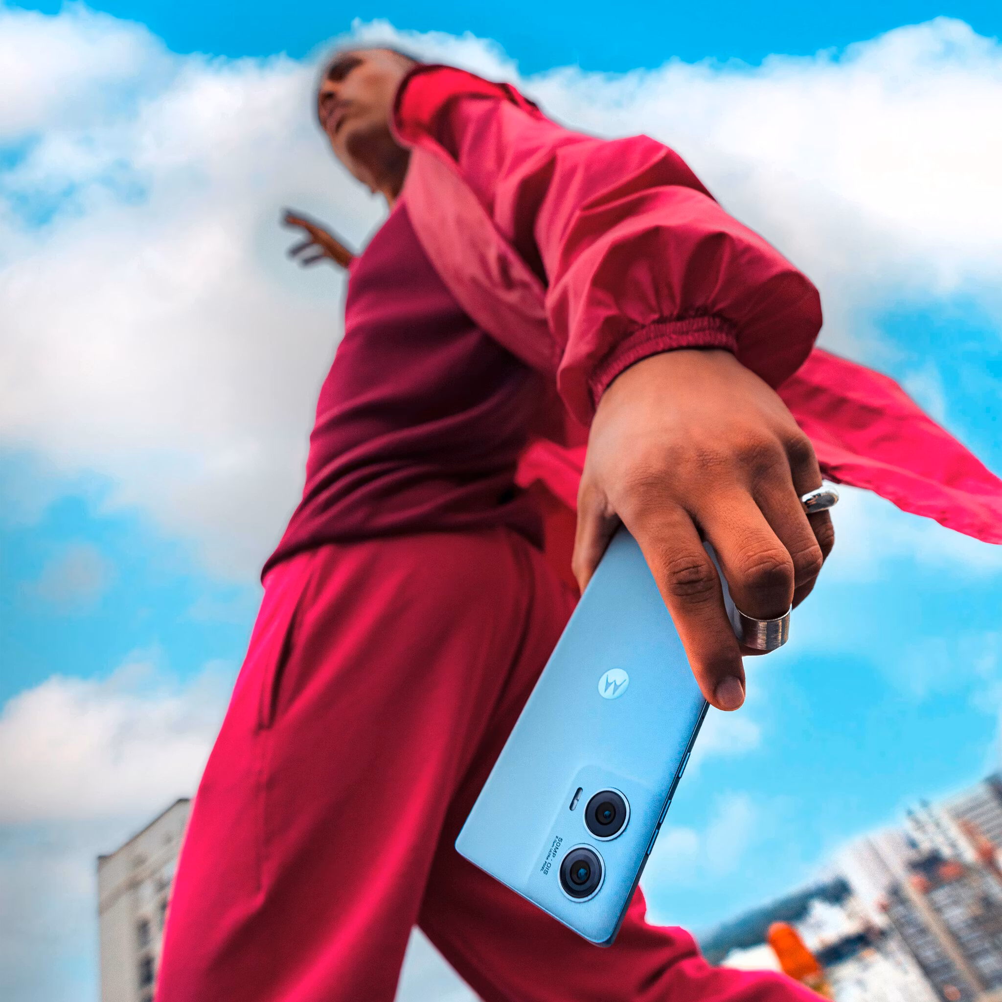 Motorola Edge 50 Fusion 6.7" 5G 8GB 256GB Marshmallow blå