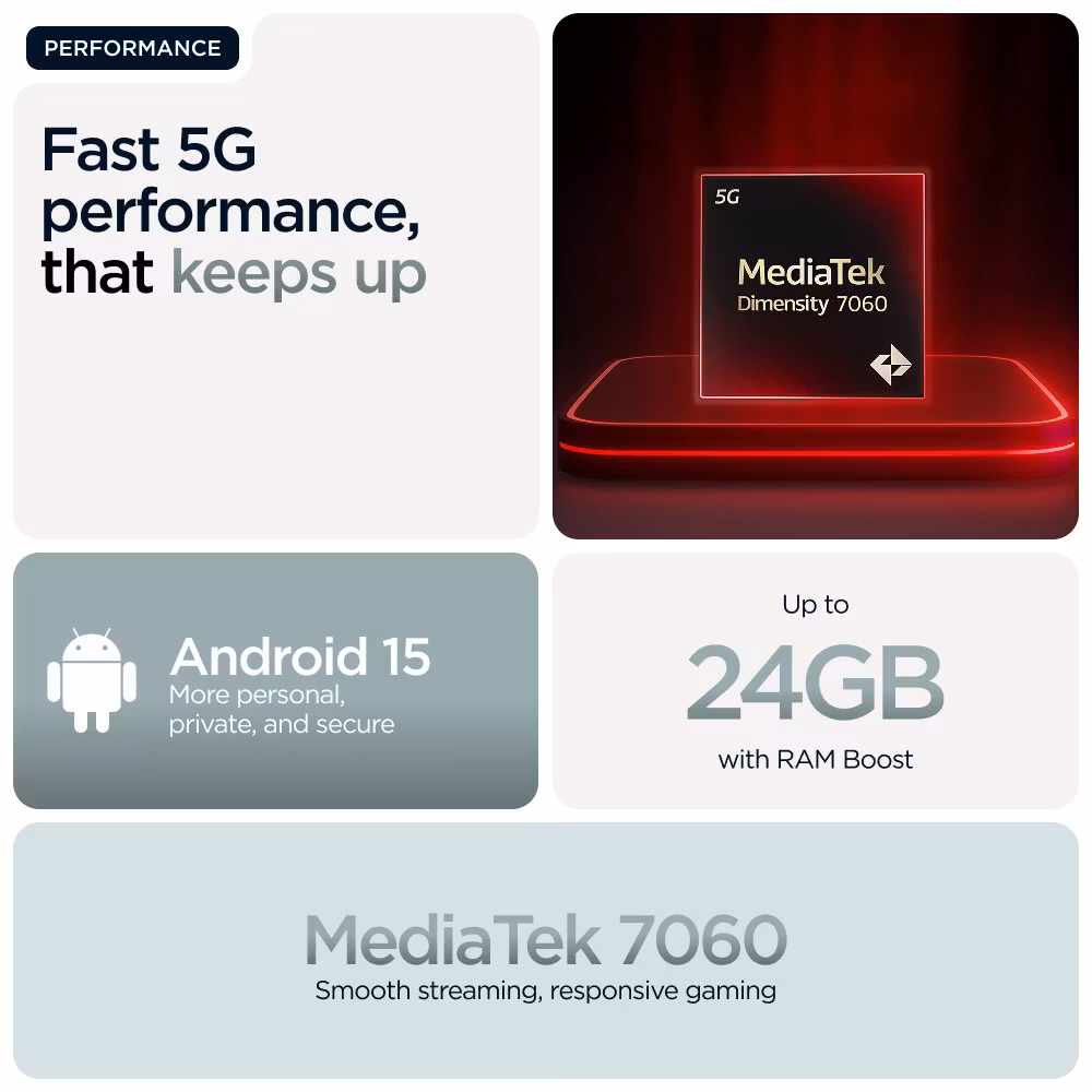 Motorola Moto G56 6.72" 5G 8GB 256GB Pantone Grey Mist