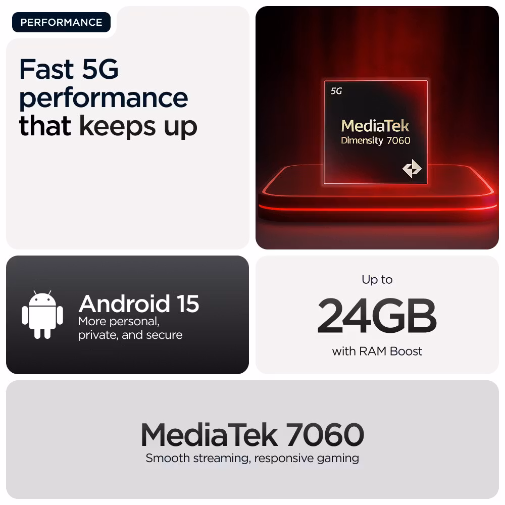 Motorola Moto G56 6.72" 5G 8GB 256GB Pantone Svart ostron