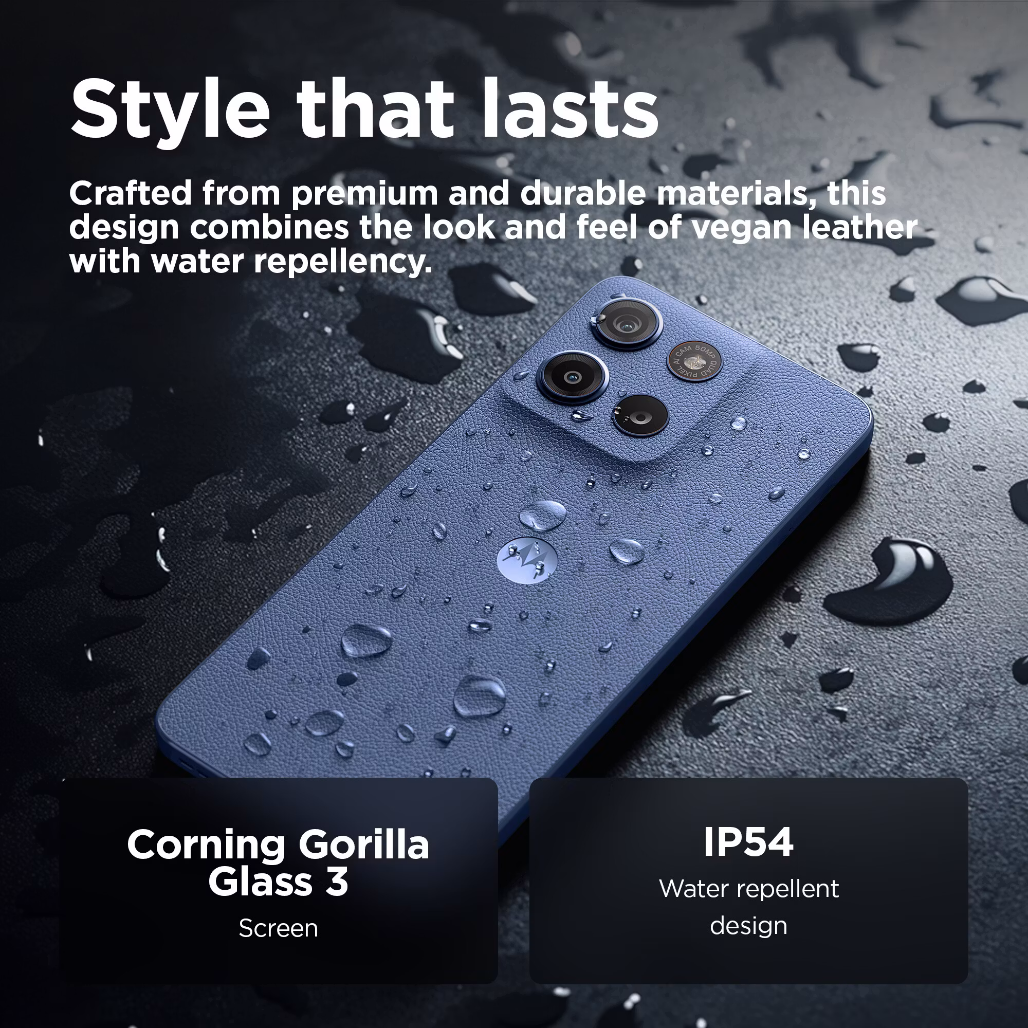 Motorola Moto G15 6.72" 4G 8GB 128GB Havsblå