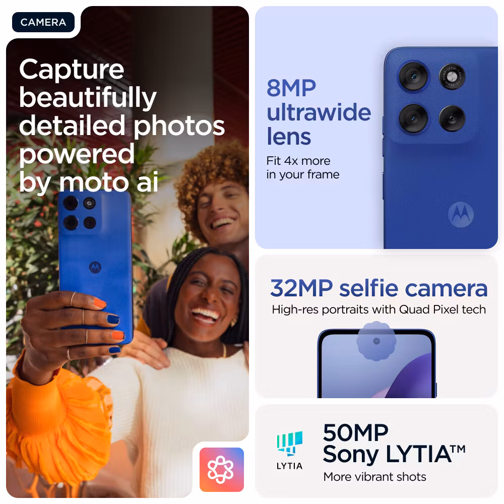 Motorola moto g56 6,7" 5G 8GB 256GB Blå