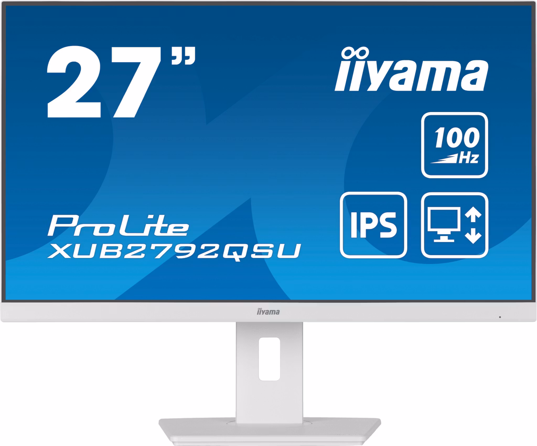iiyama ProLite XUB2792QSU-W6 27" 2560 x 1440 pixels Quad HD LED White Monitor