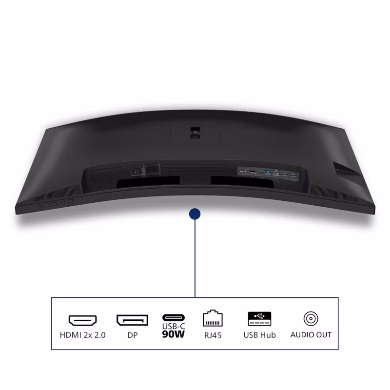 Philips 34B2U3600C 34" VA 3440 x 1440 (UltraWide) Quad HD LCD Black Monitor