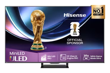 Hisense 55U7Q PRO 55" 4K Ultra HD Smart TV Wi-Fi Black Mini LED PRO