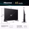 Hisense 32A5Q 32" Full HD Smart TV QLED Quantum Dot Wi-Fi Black