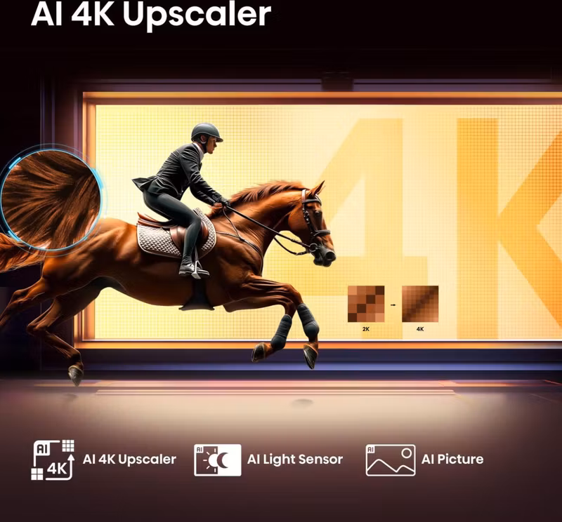 Hisense 43E77Q 43" 4K Ultra HD Smart TV Wi-Fi  QLED Smart TV