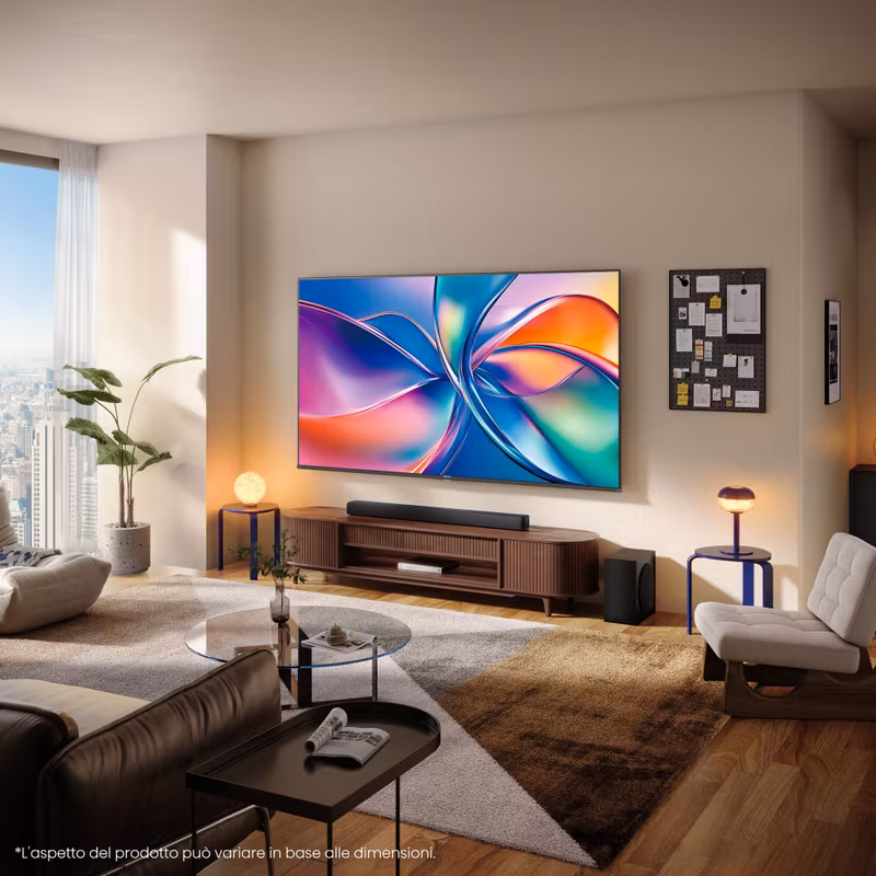 Hisense 43E7Q 43" 4K UHD LED-bakbelyst LCD TV QLED Smart TV