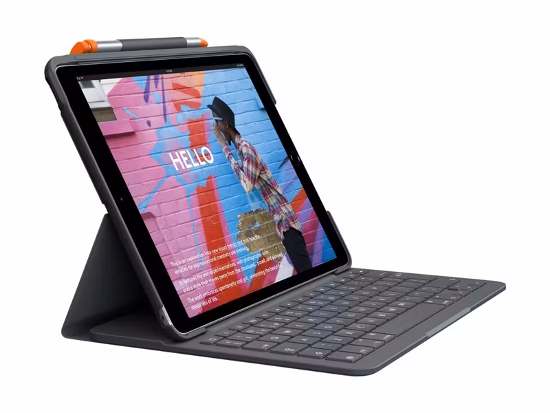 Logitech Slim Folio iPad 10.9" 2022 (10th Generation) Tangentbord (Nordisk)