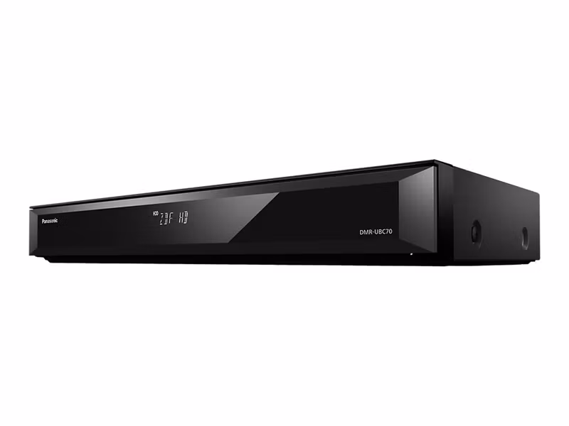 Panasonic DMR-UBC70 4K UHD Blu-ray-spelare och 500 GB HD-Digitalbox