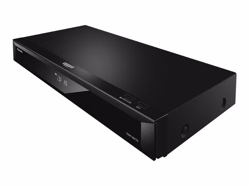 Panasonic DMR-UBC70 4K UHD Blu-ray-spelare och 500 GB HD-Digitalbox