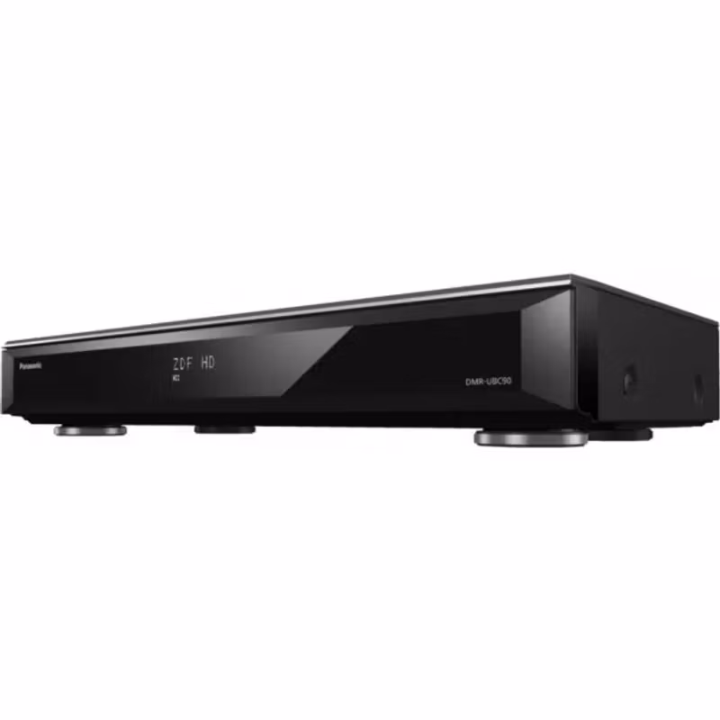 Panasonic DMR-UBC90EG Ultra HD Blu-ray-spelare och 2 TB HD-digitalbox Svart