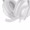 White Shark PARROT On-Ear Spelheadset Vit/Grå