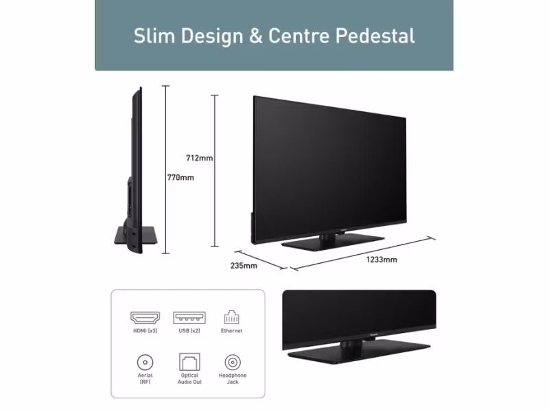 Panasonic TB TB-55W61AEZ 55" 4K UHD  LCD TV Smart TV TiVO