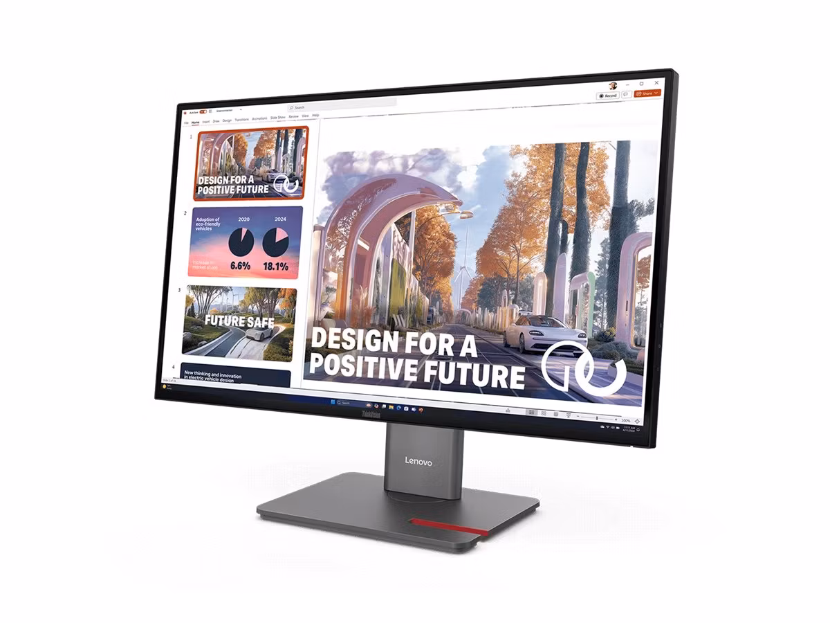Lenovo ThinkVision E27Q-40 27" 2560 x 1440 pixels Quad HD LCD Black Monitor