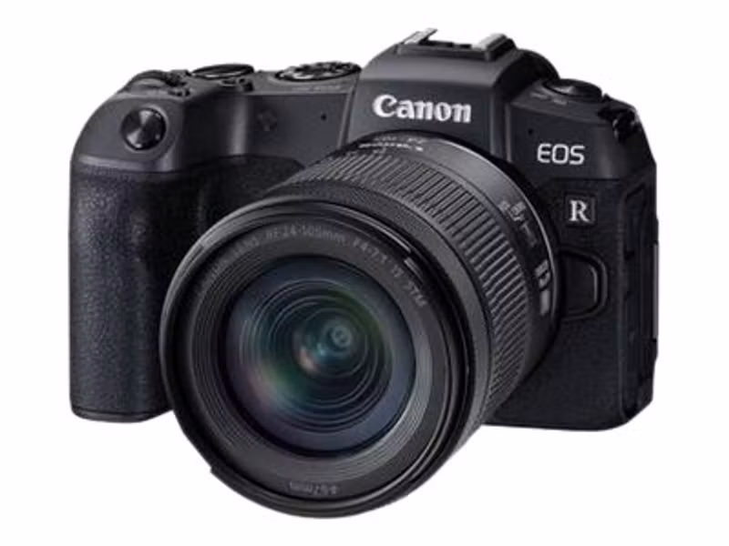 Canon EOS RP 26.2 Megapixel RF 24-105 mm F4-7.1 IS STM objektiv Digitalkamera Svart