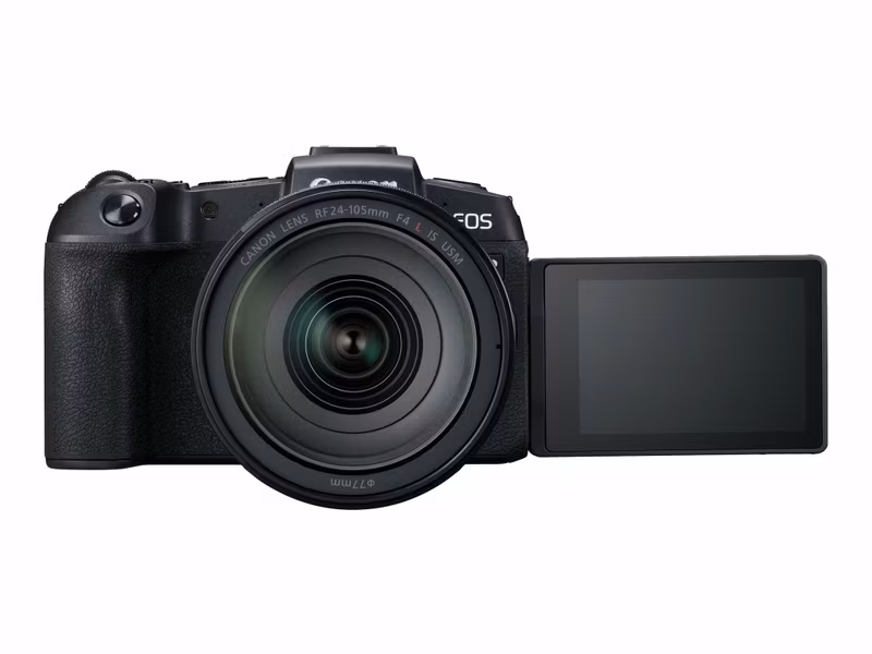 Canon EOS RP 26.2 Megapixel RF 24-105 mm F4-7.1 IS STM objektiv Digitalkamera Svart