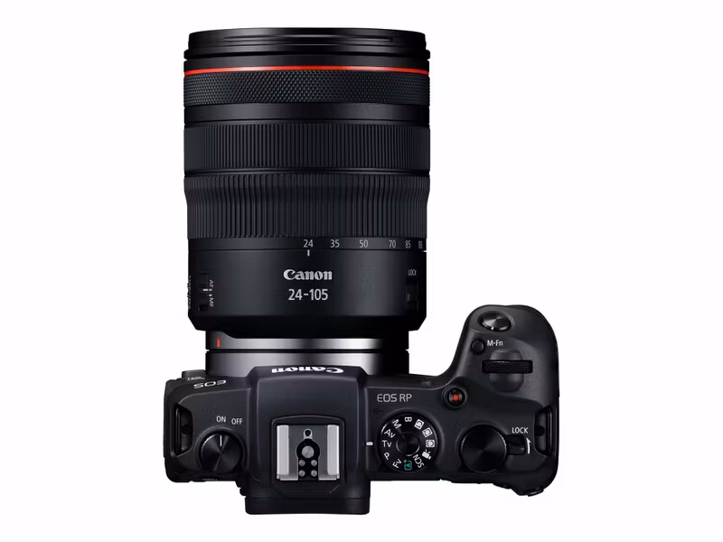 Canon EOS RP 26.2 Megapixel RF 24-105 mm F4-7.1 IS STM objektiv Digitalkamera Svart