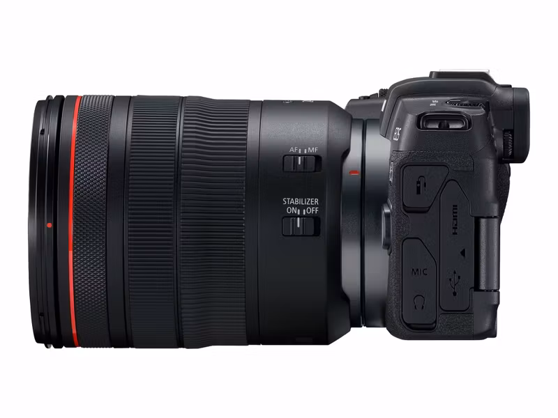 Canon EOS RP 26.2 Megapixel RF 24-105 mm F4-7.1 IS STM objektiv Digitalkamera Svart