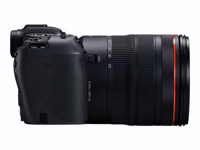 Canon EOS RP 26.2 Megapixel RF 24-105 mm F4-7.1 IS STM objektiv Digitalkamera Svart