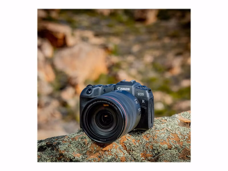 Canon EOS RP 26.2 Megapixel RF 24-105 mm F4-7.1 IS STM objektiv Digitalkamera Svart