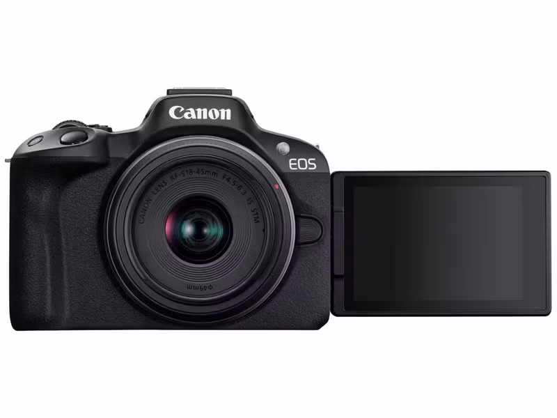 Canon EOS R50 Digitalkamera 3840 x 2160 Travel Kit Svart