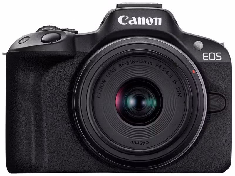 Canon EOS R50 Digitalkamera 3840 x 2160 Travel Kit Svart