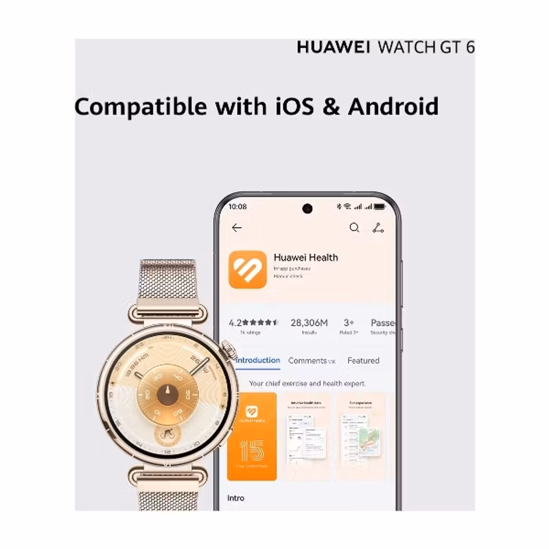 HUAWEI WATCH GT 6 41 mm Smartwatch Lila