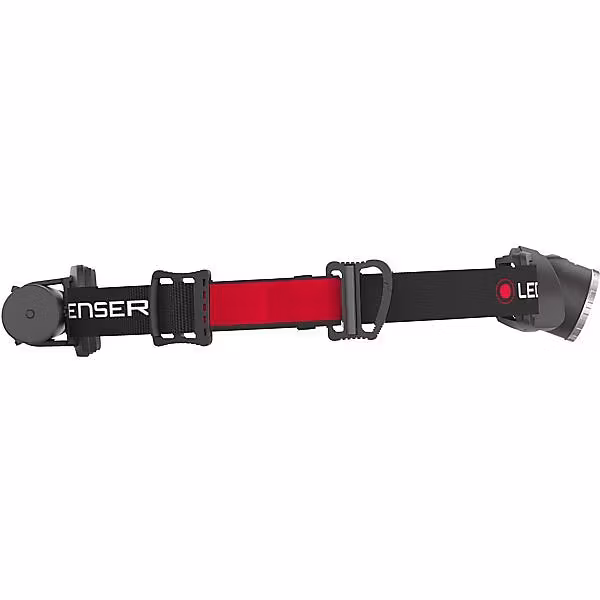 LED Lenser H8R Pannlampa Svart/Röd