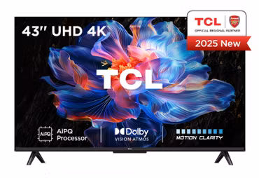 TCL 43V6C 43" 4K Ultra HD Smart TV Wi-Fi Metallic Google TV