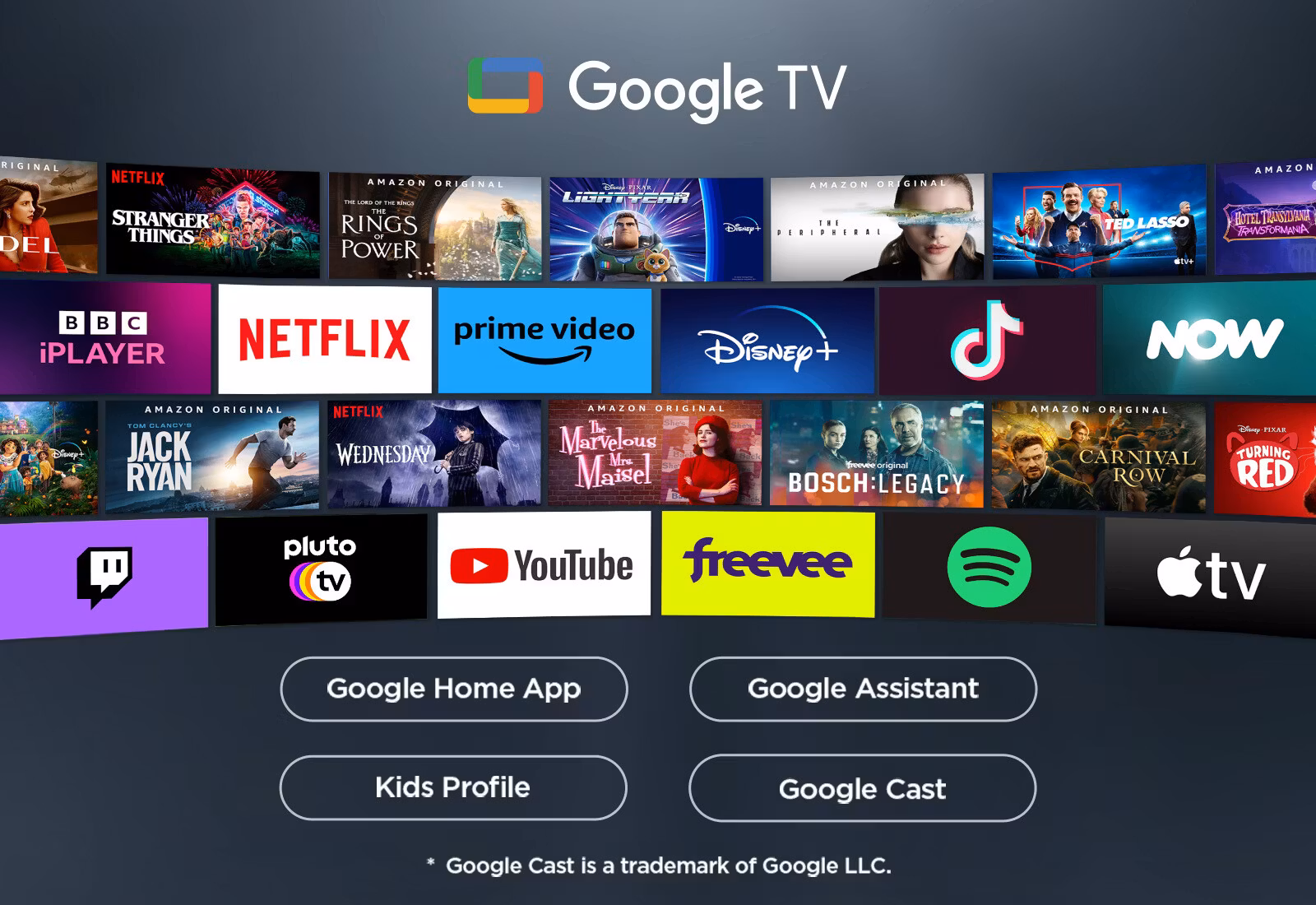 TCL 43V6C 43" 4K Ultra HD Smart TV Wi-Fi Metallic Google TV