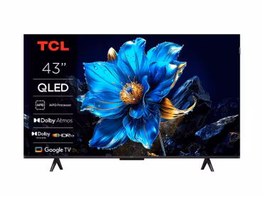 TCL 43T69C 43" 4K Ultra HD Smart TV Wi-Fi QLED Google TV