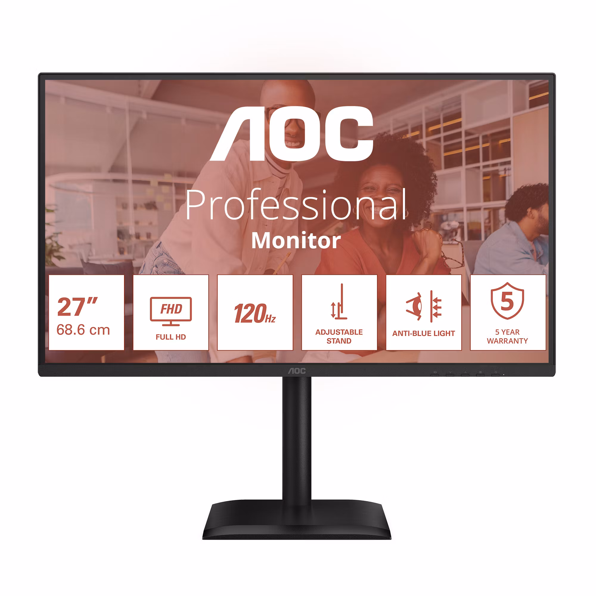 AOC 27E4CV 27" 1920 x 1080 pixels Full HD LED Monitor