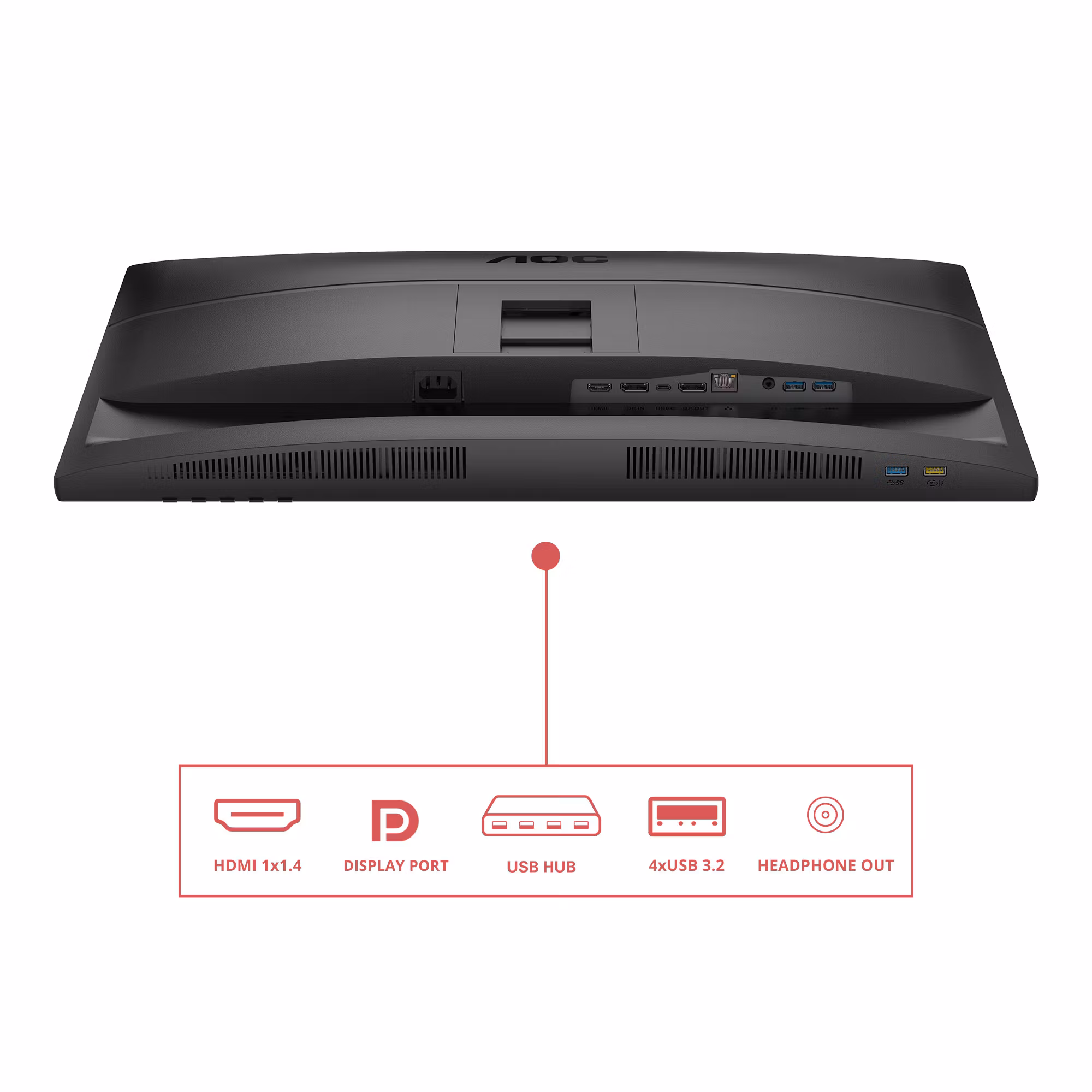 AOC 27E4CV 27" 1920 x 1080 pixels Full HD LED Monitor