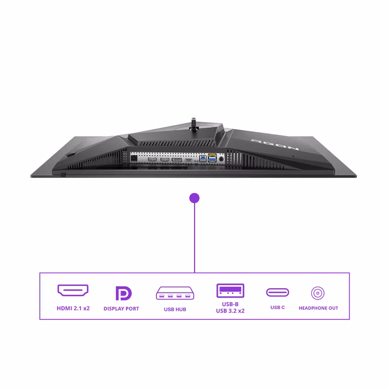 AOC G2 AG276UZD datorskärm 67,3 cm (26,5") 3840 x 2160 pixlar 4K Ultra HD OLED Svart