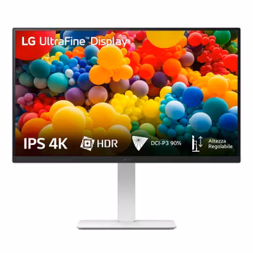 LG 27US550-W 27" 3840 x 2160 pixels 4K Ultra HD LCD White Monitor