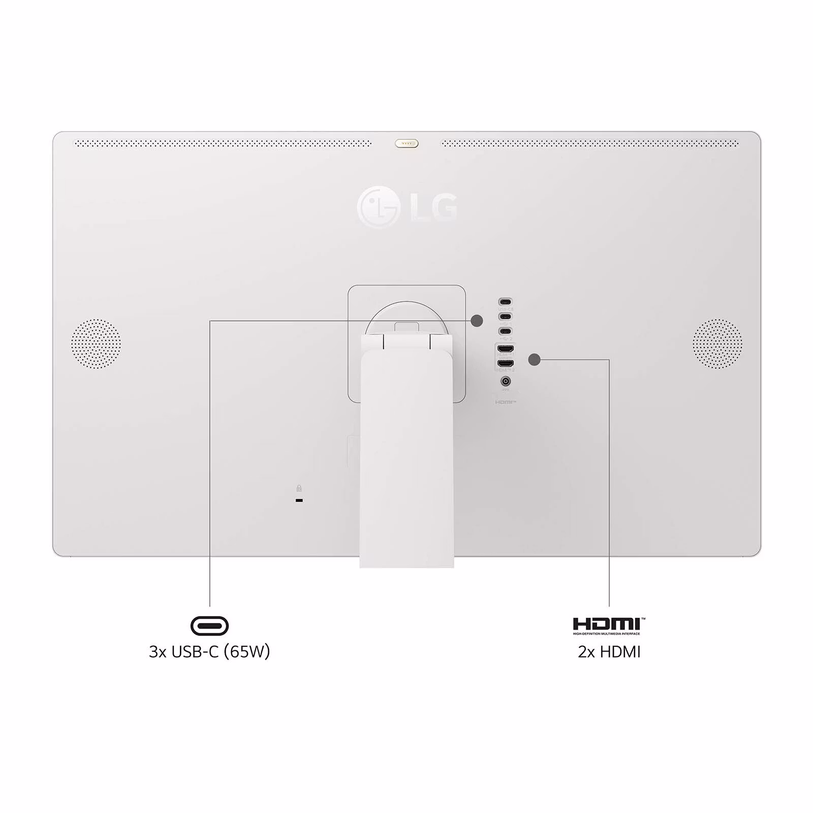 LG 32U889SA 31.5" 3840 x 2160 pixels 4K Ultra HD LCD Touchscreen Kiosk White