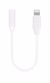 Vivanco Ljudadapter Lightning MFI till 3.5mm hona 10cm Vit